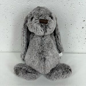 Burton + Burton Gray Super Soft Gray Floppy Ear Bunny Stuffed Animal Plush NEW